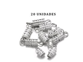 Cierre De Tambor (Rosca) Chico de Metal Color Niquel